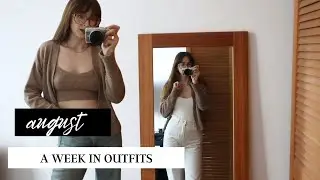 WEEK IN OUTFITS AUGUST '21 | Outfits from my Summer Capsule Wardrobe