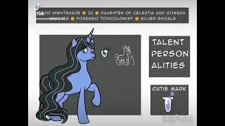 Toxic Nightshade #mlp #oc #fankid