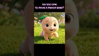 ✨ The Magical Peach Baby! 🍑 #shorts #animation #fantasy
