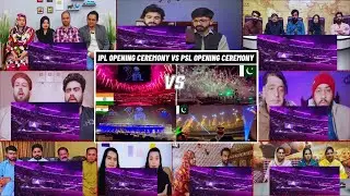 Indian IPL Grand Opening Ceremony Vs Pakistani PSL Grand Opening Ceremony 2025 || IPL PSL | Reaction