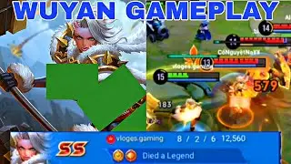 WUYAN 8 KILLS RANKED MATCH | HONOR OF KINGS GAMEPLAY | PLATINUM RANKED MATCH GAMEPLAY 