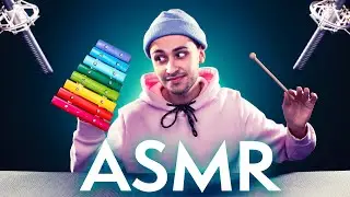 Exploring WOODEN Xylophone Toy 😴ASMR No Talking for Sleep