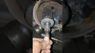 This type of pump, if damaged, should be replaced. The pump is not balanced #autorepair #mechanic #