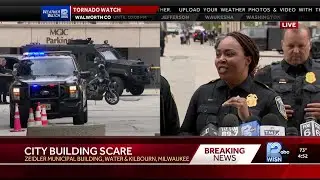 Milwaukee police on May 15 Zeidler Municipal Building incident