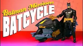 Batman Missions Blast Attack Batcycle  Action Figure Toy Review