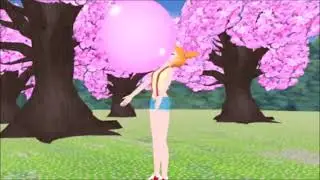MMD Bubblegum Float Animation: Misty Forest Blow