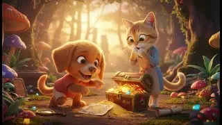 Milo the Puppy's Big Surprise: Cat and Puppy Treasure Hunt