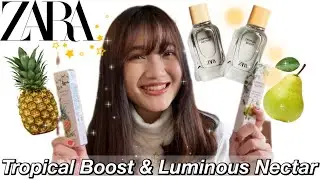 Parfum bau Nanas & Pear! Zara Tropical Boost & Luminous Nectar Review | Fragrances on Wednesday 🎐