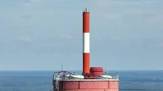 Ł&oacute;dź, komin elektrociepłowni EC4