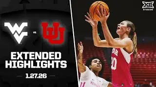 #22 West Virginia vs. Utah Extended Highlights | 2025-26 Big 12 Women's Basketball