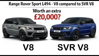 We compare a real SVR to our Supercharged 5L Range Rover Sport L494