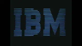 IBM (1972) logo (color and sound correction)