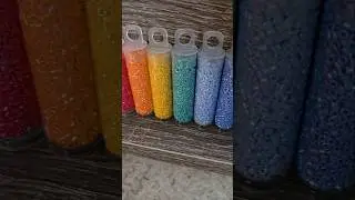 Packaging Miyuki Delica Beads ❤️🧡💛💚🩵💙💜💕