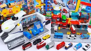 🚕Toy asmr🚕Satisfying with Unboxingトミカ おもちゃコレクション Tomica Transforming Fire Truck, Tomica Police ASMR
