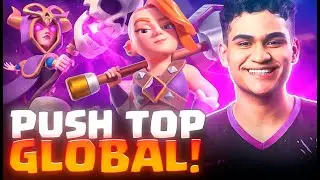 TOP 1 E TOP 2 BR NA BUSCA DE DOMINAR O GLOBAL! + QI MAXXX😭😭 CLASH ROYALE AO VIVO