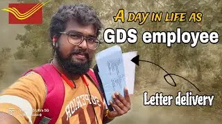 India Post GDS 2026 || A day in my life || BPM/ABPM/Daksevak work || Letter distribution || Telugu