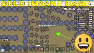 Building the MOST INSANE SOLO MAZE base ever in Moomoo.io | Not sandbox | No Hacks | #moomoo