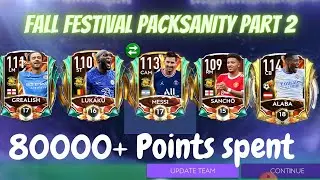 80000+ Transfer Points Spent || Fall Festival Packsanity Part 2 || FIFA MOBILE 21