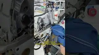 SOMAX SM-02 auto rib cuff attaching machine#sewingmachine #apparelmachine #textilemachine #costura