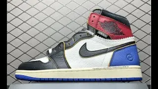 Fragment Design x Union LA x Air Jordan 1 High-Top Men's Sneakers - Buy Online