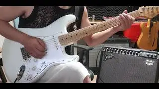 Melodic A Minor. Practice in a jam style. (fender MZ guitar + fender amp 90 watt)