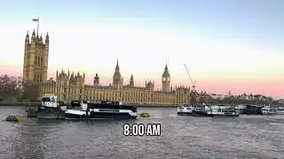 8:00 AM in London | A Quiet Moment by the Thames