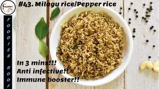 Milagu sadam recipe in tamil|Pepper rice|Milagu rice|Immunity boosting foods|lunch ideas
