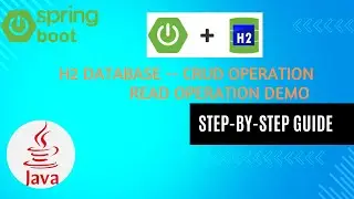 Reading Data from H2 Database Using Spring Controller | Spring Boot Tutorial