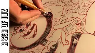 Dave Cooper (Ripple, Weasel) Drawing for Almost 10 minutes!