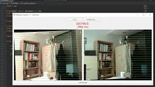 Depth Estimation using Stereo Cameras | Python | OpenCV | PyQT |