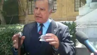 Norman Lowell Press Conference, in front of the Court, 8 June 2009 After MEP Elections