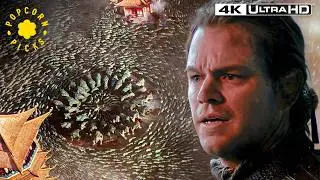 Balloons vs. Green Lizards (Matt Damon) (Full Scene) | The Great Wall