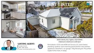 Just Listed | Move-In Ready Gem in the Heart of Ogden 🏡 | 📍 2003 Liberty Ave, Ogden, Utah 84401