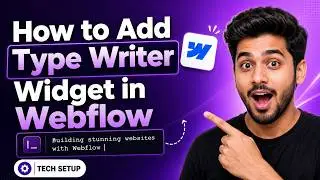 How to Add Type Writer Widget in Webflow