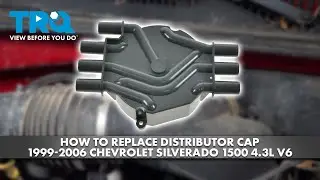 Как заменить крышку распределителя зажигания на Chevrolet Silverado 1500 4.3L V6 1999-2006 гг.