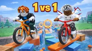 1vs1 Fahrrad Pacour(in Roblox)