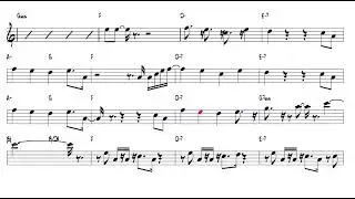 Treasure  Bruno Mars  Alto Sax