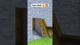 Minecraft Secret Base Hack: How to Build an UNDETECTABLE Fake Wall!