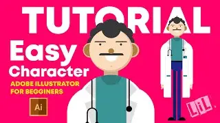 Character Design in Illustrator || Vector Easy Flat Character || Adobe Illustrator Tutorial || Lil