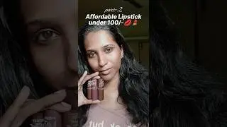 Affordable Lipstick for dusky skin&for all skin types💄🤎part 2Insight matte lipstick Belgian brown