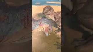 TYRANNOSAURUS REX VS ACROCANTHOSAURUS🚨🦖🚨 jurassic world evolution 3 #dinosaur #playstation #xbox