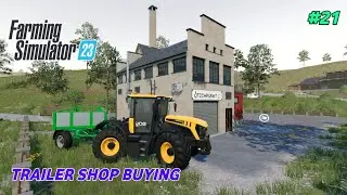 Fs 23 Buying Trailer Shop and Make Clothes Farming simulator 23 Neubrunn#21