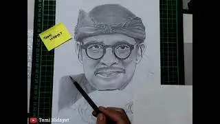 [Speed Drawing] Menggambar Ki Entus Susmono(Alm)