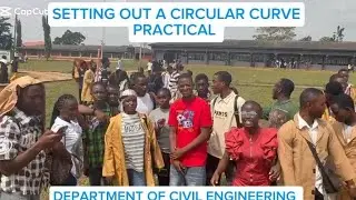 Setting Out Simple Circular Curve | Civil Engineering Survey Practical (Step-by-Step)