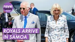 WATCH: King and Queen Arrive in Samoa for Commonwealth Summit
