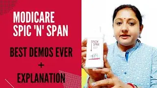 Modicare Spic 'N' Span BEST DEMO EVER + EXPLANATION & USAGE