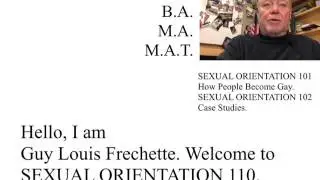 Sexual Orientation 110. Frequently Asked Questions.
