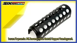 [Asura Dynamic] AK Round Hole Metal Upper Handguard[For Tokyo Marui AK74 / AKM AEG Series][BLK]