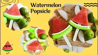 Watermelon 🍉 Popsicles Recipe || Popsicle #popsicle  #summerrecipes #watermelonpopsicles #fypシ゚viral
