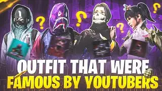 🤯MOST RARE OUTFIT THAT WERE FAMOUS BY YOUTUBERS?😱TOP 8 MOST RAREST OUTFIT FAMOUS BY BGMI YOUTUBERS